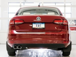 Volkswagen Jetta Mk6 Performance Exhaust - AWE Tuning - Track Edition - Chrome Silver - `09-`14